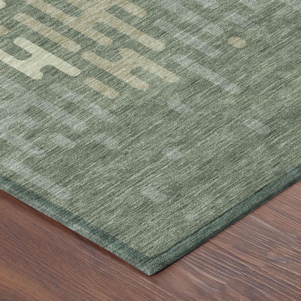 5x8 Abstract Polyester Area Rug Machine Washable for Patio Living Room Decor