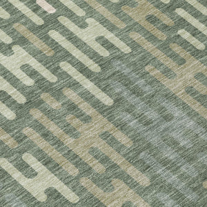 8x10 Abstract Washable Polyester Area Rug for Patios Entryways and Family Rooms