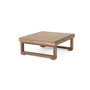 English Elm Westchester Solid Acacia Slatted Outdoor Coffee Table Low Sled Base Patio Deck 73108.00BBGE