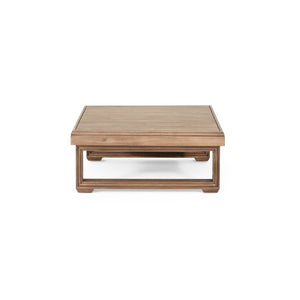 English Elm Westchester Solid Acacia Slatted Outdoor Coffee Table Low Sled Base Patio Deck 73108.00BBGE