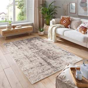 English Elm Jewel Abstract Multi Color Area Rug Turkish Woven Sculptural Pattern for Living Room B186P428924