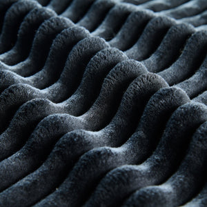 English Elm Convertible U-Shaped Sofa In Soft Corduroy Fabric - Modern 4-Seater For Stylish Living Room Comfort W1793S00033