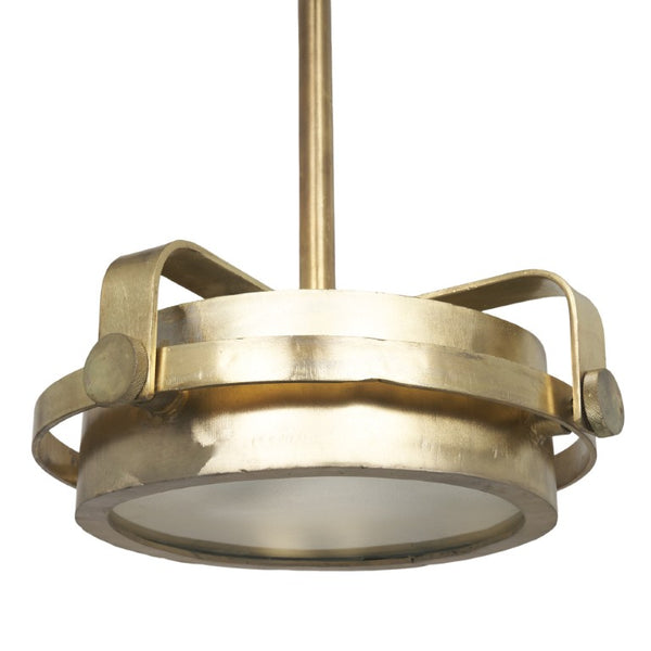 HomeRoots Gold Dimmable Metal Chandelier Elegant Hanging Light Fixture for Dining Rooms 731404