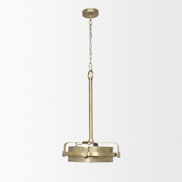 Gold Dimmable Metal Chandelier Elegant Hanging Light Fixture for Dining Rooms