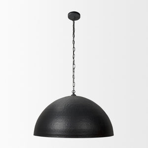 Black Metal Single Ceiling Light with Pendant Shades Industrial Style Home Lighting