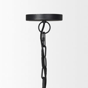 Black Metal Single Ceiling Light with Pendant Shades Industrial Style Home Lighting