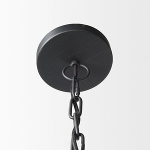 Black Metal Single Ceiling Light with Pendant Shades Industrial Style Home Lighting