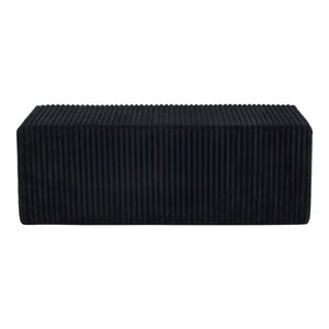 51 Inch Corduroy Upholstered Cocktail Ottoman for Modern Living Room Accent Seating
