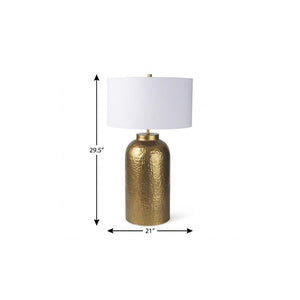 30 Inch Novelty Table Lamp with Drum Shade for Elegant Modern Living Room Accent Light
