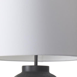 30 Inch Novelty Table Lamp with Drum Shade for Elegant Modern Living Room Accent Light
