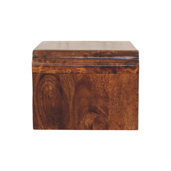18 Inch Solid Wood Floating Nightstand with Single Drawer for Modern Bedroom Storage