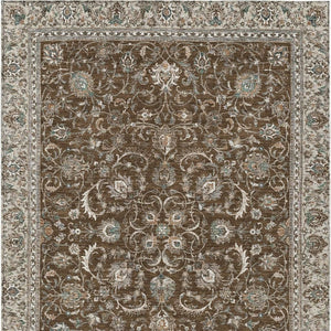 Botanical Leaf Washable Polyester Area Rug for Indoor Outdoor Patio Porch and Living Room