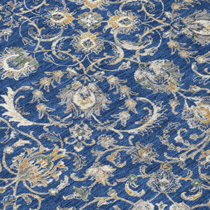 Botanical Leaf Polyester Area Rug Machine Washable for Indoor Outdoor Patios and Living Spaces
