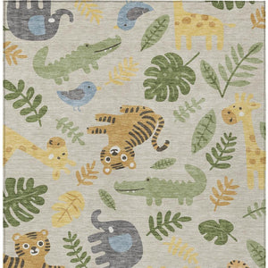 Abstract Washable Polyester Area Rug for Indoor Outdoor Patios Living Rooms and Busy Homes