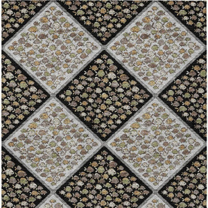 10 X 14 Abstract Polyester Washable Indoor Outdoor Rug for Patio and Living Rooms