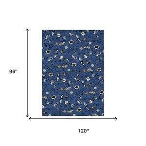 Animal Print Washable Polyester Area Rug for Stylish Indoor Outdoor Living Spaces