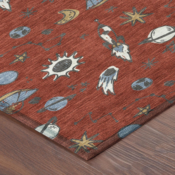 Animal Print Washable Polyester Area Rug Stain Resistant Bold Indoor Outdoor Patio Decor