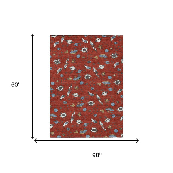 Animal Print Washable Polyester Area Rug Stain Resistant Bold Indoor Outdoor Patio Decor
