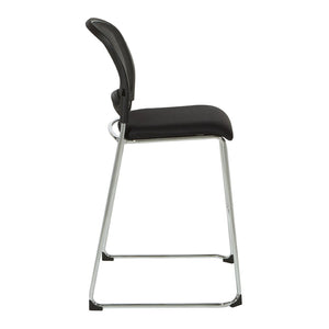 OSP Home Furnishings Tall Stackable Upholstered Guest Chair for Training Rooms and Flexible Workspace Seating 88627C2-30