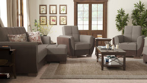 English Elm Primenest Skyhaven Upholstered Convertible Chaise Lounge With Storage - Stylish & Versatile Comfort! B030P303524-GIGA