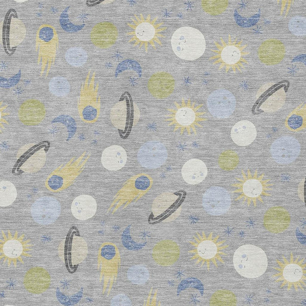 Geometric Polyester Area Rug Washable Stain Resistant for Indoor Outdoor Patio Living Room Use