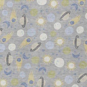 Geometric Polyester Area Rug Washable Stain Resistant for Indoor Outdoor Patio Living Room Use