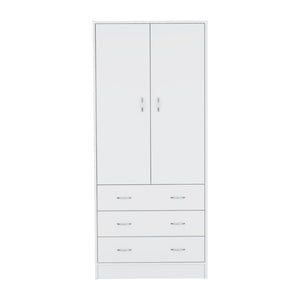 19 Inch White Wood Corner Accent Chest Compact Storage Cabinet for Small Spaces