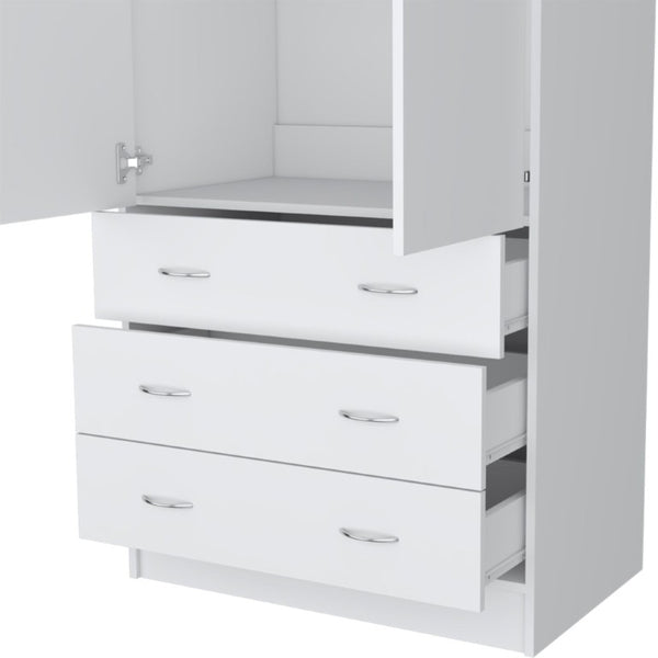19 Inch White Wood Corner Accent Chest Compact Storage Cabinet for Small Spaces