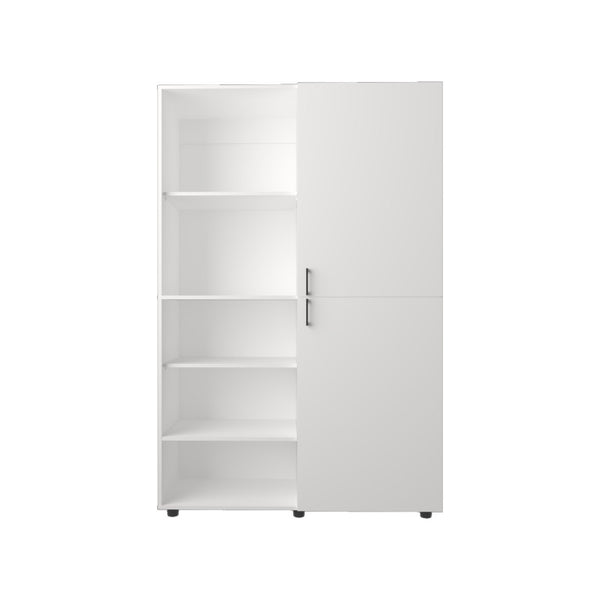 18 Inch Wood Corner Accent Chest Compact Cabinet for Bedroom or Living Room Storage