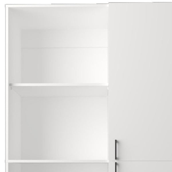 18 Inch Wood Corner Accent Chest Compact Cabinet for Bedroom or Living Room Storage