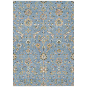 Abstract Washable Polyester Area Rug for Indoor Outdoor Patios and Living Rooms in Bold Style