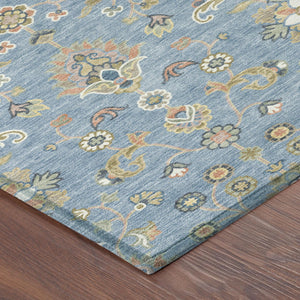 Abstract Washable Polyester Area Rug for Indoor Outdoor Patios and Living Rooms in Bold Style