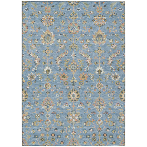 Abstract Washable Polyester Area Rug for Indoor Outdoor Patios and Living Rooms in Bold Style