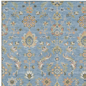 Abstract Washable Polyester Area Rug for Indoor Outdoor Patios and Living Rooms in Bold Style