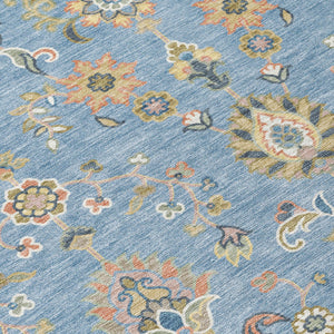 Abstract Washable Polyester Area Rug for Indoor Outdoor Patios and Living Rooms in Bold Style