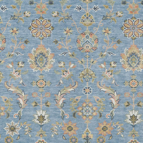 HomeRoots Abstract Washable Polyester Area Rug for Indoor Outdoor Patios and Living Rooms in Bold Style 9' x 12' 732159