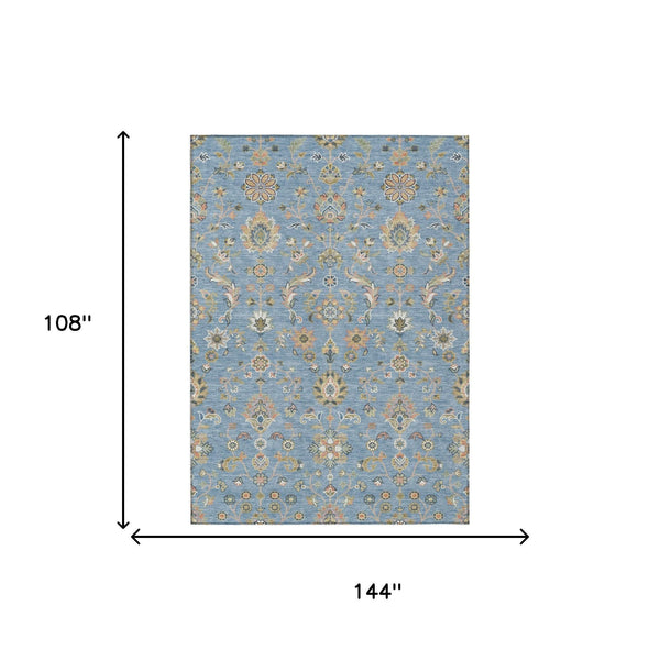 Abstract Washable Polyester Area Rug for Indoor Outdoor Patios and Living Rooms in Bold Style