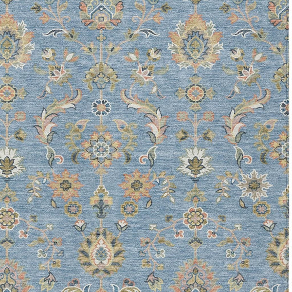 Abstract Washable Polyester Area Rug for Indoor Outdoor Patios and Living Rooms in Bold Style