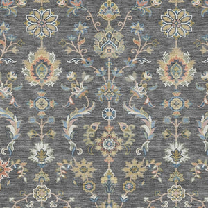 Abstract Washable Polyester Area Rug for Indoor Outdoor Patio Kitchen or Living Room