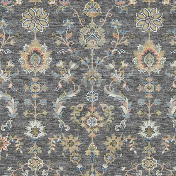 Abstract Washable Polyester Area Rug for Indoor Outdoor Patio Kitchen or Living Room