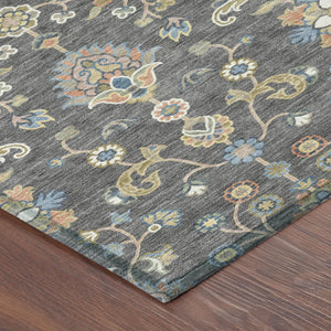 Abstract Washable Polyester Area Rug for Indoor Outdoor Patio Kitchen or Living Room