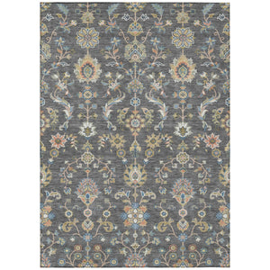 Abstract Washable Polyester Area Rug for Indoor Outdoor Patio Kitchen or Living Room
