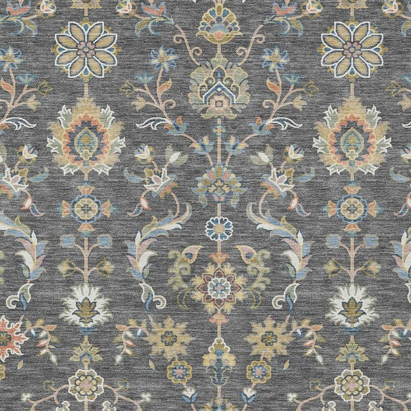 Abstract Washable Polyester Area Rug for Indoor Outdoor Patio Kitchen or Living Room