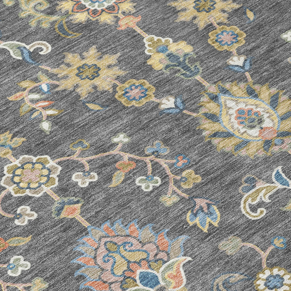 Abstract Washable Polyester Area Rug for Indoor Outdoor Patio Kitchen or Living Room