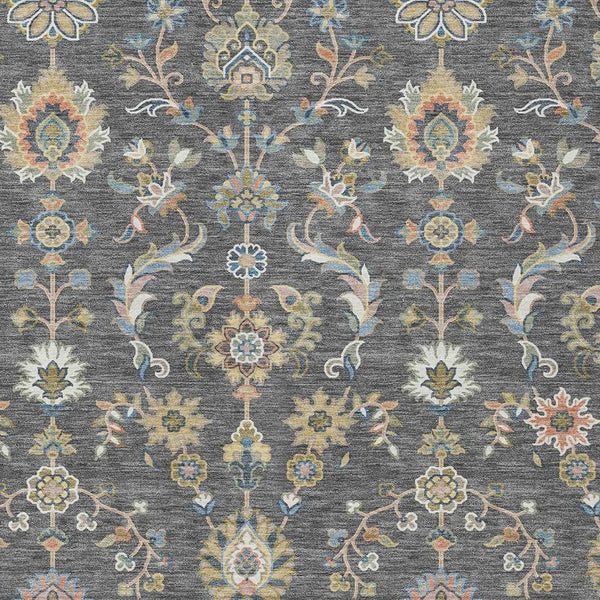 Abstract Washable Polyester Area Rug for Indoor Outdoor Patio Kitchen or Living Room