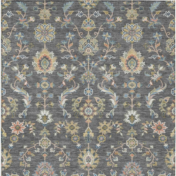 Abstract Washable Polyester Area Rug for Indoor Outdoor Patio Kitchen or Living Room