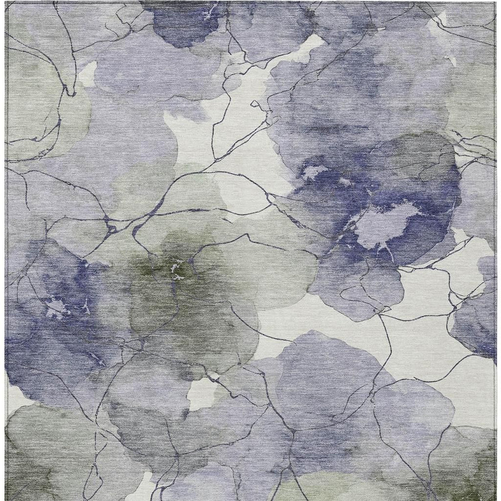 9 X 12 Abstract Polyester Area Rug Washable for Indoor Outdoor Patio Living Room
