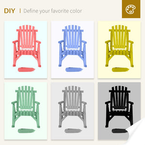 English Elm Outsunny Rustic Adirondack Rocking Chair For Relaxation - Elegant Wooden Design For Patios & Gardens W2225P217108-GIGA