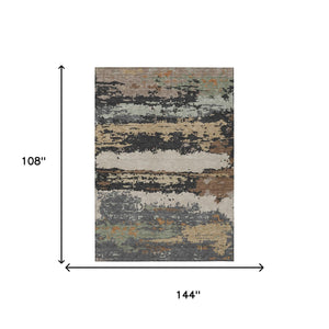 Abstract Washable Polyester Area Rug Stain Resistant for Indoor Outdoor Patios and Living Rooms