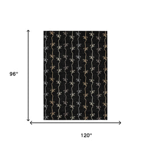 Geometric Southwestern Washable Polyester Area Rug for Indoor Outdoor and High Traffic Spaces